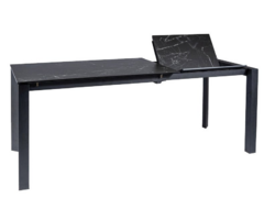 Masa dining extensibila neagra din ceramica Metropol– noua, nefolosita