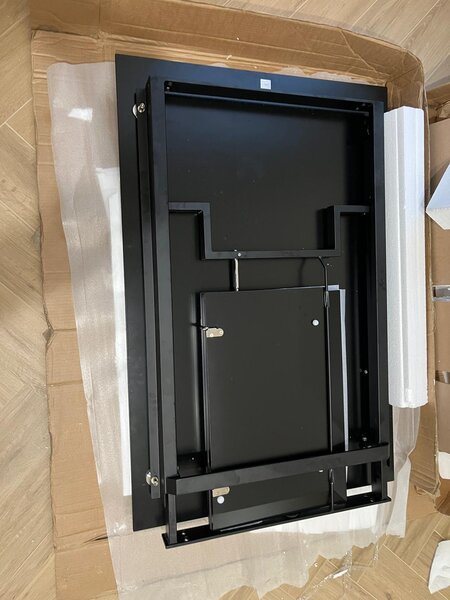 Masa dining extensibila neagra din ceramica Metropol– noua, nefolosita