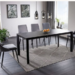 Masa dining extensibila neagra din ceramica Metropol– noua, nefolosita